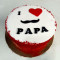 Father's Day Red Velvet Cake (half Kg)