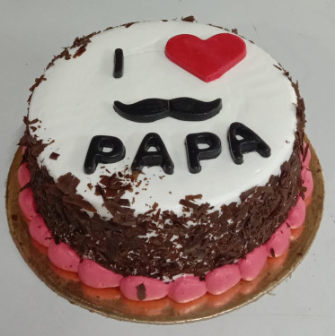 Father's Day Black Forest Cake (Half Kg)