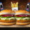 2 Classic Veggie Burgers Mini Fries 2 Pepsi Bottle
