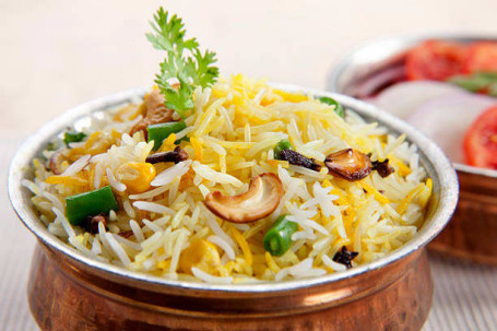 Vegetable Dum Biryani Hara Bhara Kebab Combo