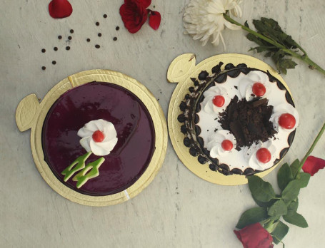 Eggless Blueberry Cake (500 Gms) Blackforest Cake (500 Gms)