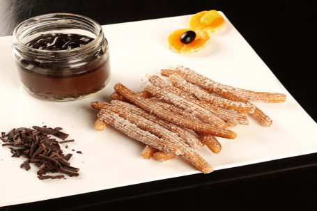 Classic Churros With One Dipping Sauce