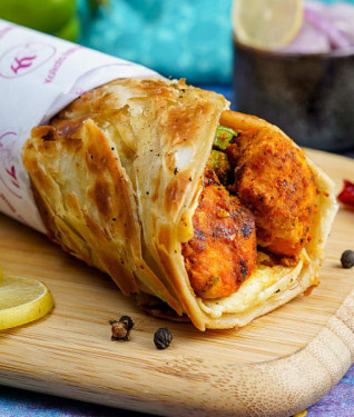 Chicken Tikka Roll With Double Egg