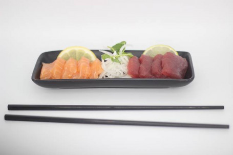 Salmon And Tuna Duo Sashimi