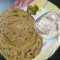 Masala Lachha Paratha (2 Pcs. Mix Veg Raita Pickle