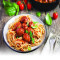 Chilli Garlic Noodles With Manchurian Bowl