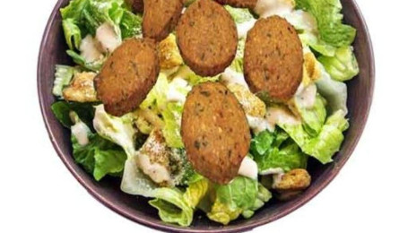 Caesar Salad W/ Falafel