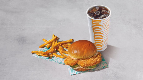 Limited Time Spicy Flounder Fish Sandwich Combo