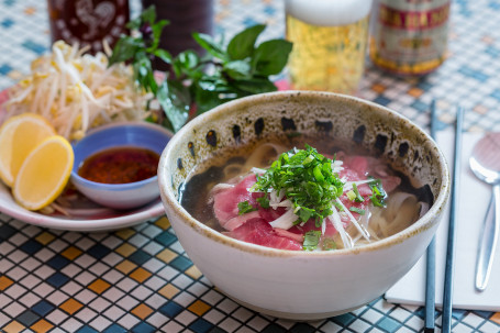 Pho Bo Traditional Beef Noodle Soup (Currently W/ Chicken Broth)