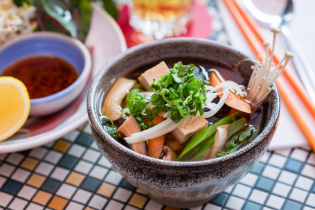 Pho Chay Traditional Vegetarian Noodle Soup
