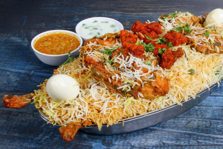 Hydrabadi Chicken 65 Dum Biryani