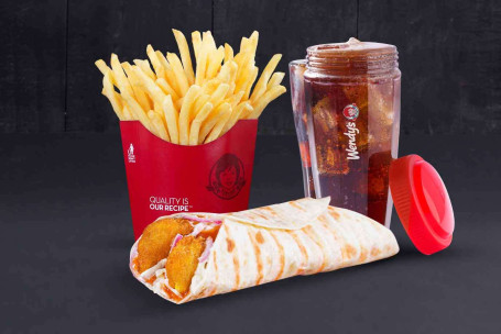 Aloo Wrap+Fries (M)+Coke (M)