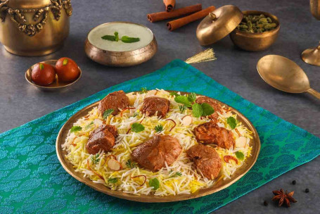 Dum Gosht Mutton Biryani Boneless Serves 2] 1 Kg]