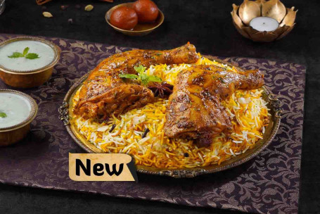 Raan-E-Murgh Biryani(Chicken Whole Leg Biryani) (Serves 2) [1 Kg]