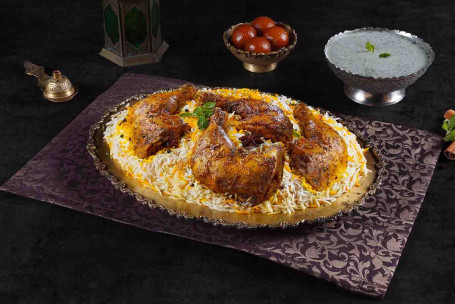 Raan-E-Murgh Biryani-(Chicken Whole Leg Biryani) (Serves 4) [2.2 Kg]