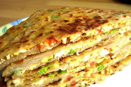 Desi Ghee Double Egg Paratha