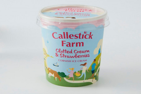 Callestick Clotted Cream Strawberry (V.)