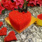 Red Valvet Heart Shape Cake (Eggless)