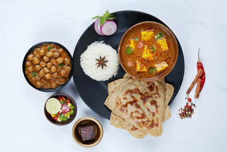 Kadhai Paneer Thali Meal