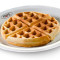 Waffles Com manteiga, cobertura, calda de brigadeiro, mel ou doce de leite