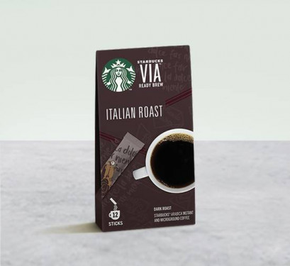 Starbucks Via Italiensk Ristet Instant Kaffe Starbucks Via Ready Brew-Italiensk Rist