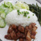 紅燒豬肉飯 （滷）Braised Pork With Soy Sauce Rice