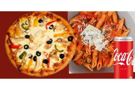 Pizza And Pasta Combo (Serves 2)