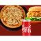 Chicken Pizza with Burger Combo (Serves 2)