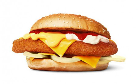 DeliVery Cheezy Chicken-burger