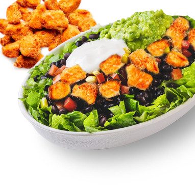 Crispy Peri Peri Chicken Salad Bowl (Mini)
