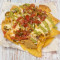 Nachos With Cheese, Salsa And Guacomole
