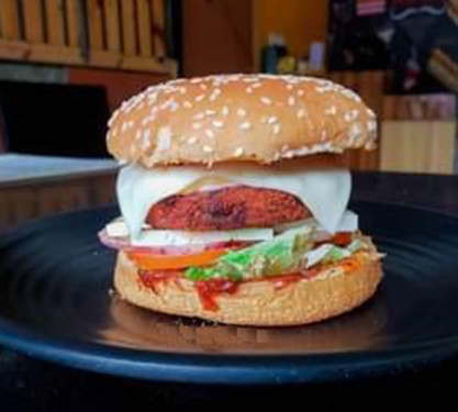 Veg Hot Cheese Paneer Burger
