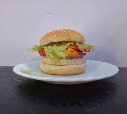 Aag Wala Chicken Schezuan Burger