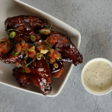 Spiced Rum Barbecue Wings*