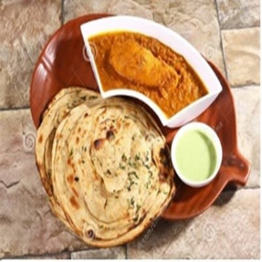 Tawa Chaap With 2 Laccha Paratha/Butter Naan Cold Drink