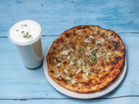 2 Masala Kulcha Sweet Lassi