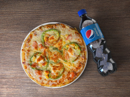 9 Double Cheese Pizza Pepsi 300 Ml Pet Bottle
