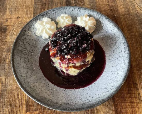 Blueberry Compote Pancakes