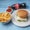 Cheese Burger French Fries Cold Drink (300Ml).