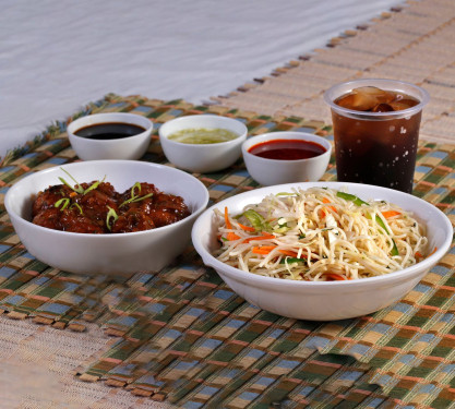 Noodles Veg. Manchurian Coke 300Ml