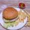 Aloo Tikki Burger (With Fries)
