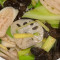 táng qín lián ǒu huái shān xiǎo chǎo/Stir Fried Lotus and Yam with Chinese Celery