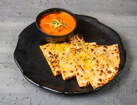 Cheese Naan Gravy Salad