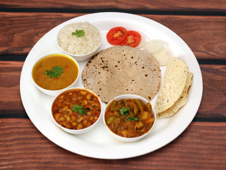 Dal Mix Veg Thali