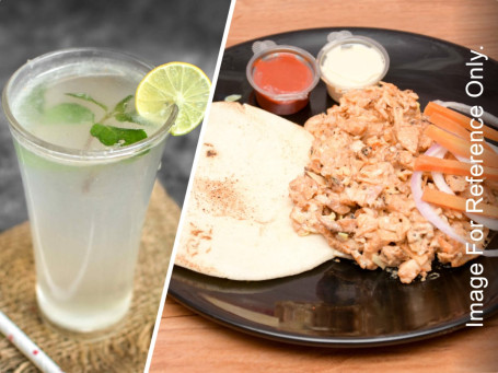 Plate Shawarma Fresh Lime Soda