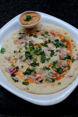 Onion Dosa(Ghee) (Served With Allem Chutney With Sambar)