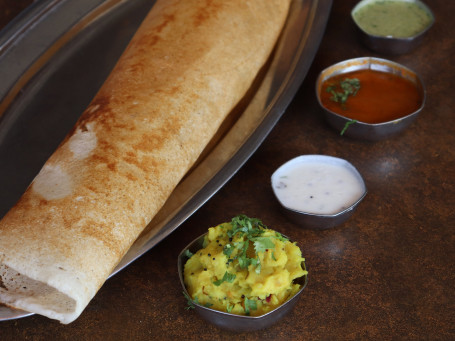 Paper Dosa Masala (1 Pc) (Served With Allem Chutney With Sambar)