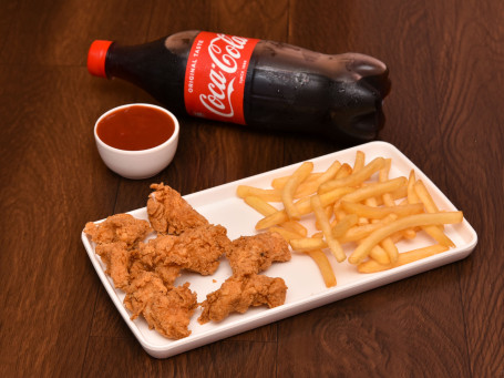 Chicken Pops French Fries Coke (600 Ml)