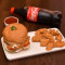 Fried Chicken Burger Chicken Pops Coke (600 Ml)