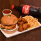 Fried Chicken Burger Chicken Nuggets French Fries Coke (600 Ml